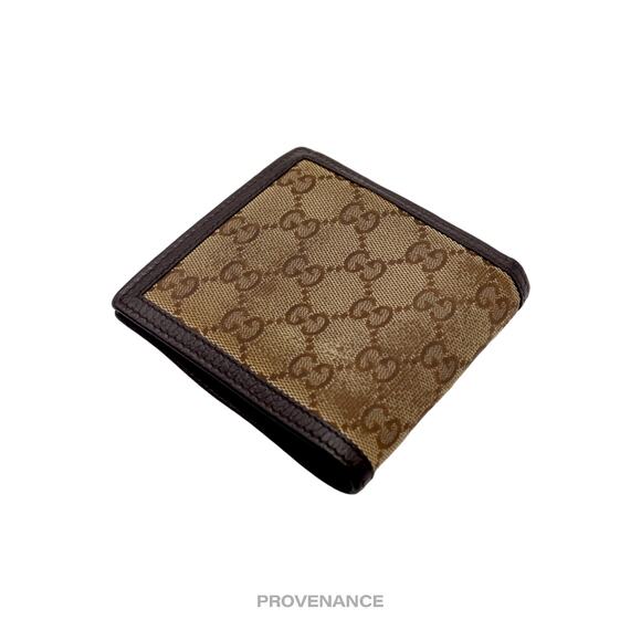 🔴 Gucci GG Canvas Bifold Wallet - Brown - Picture 3 of 9